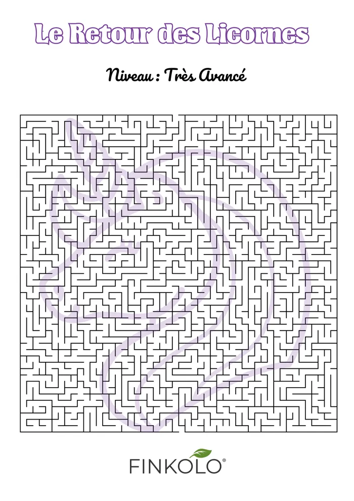 Labyrinthe très avancé